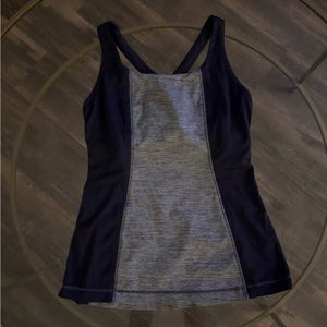 Lululemon Racerback Tank Top (Navy)